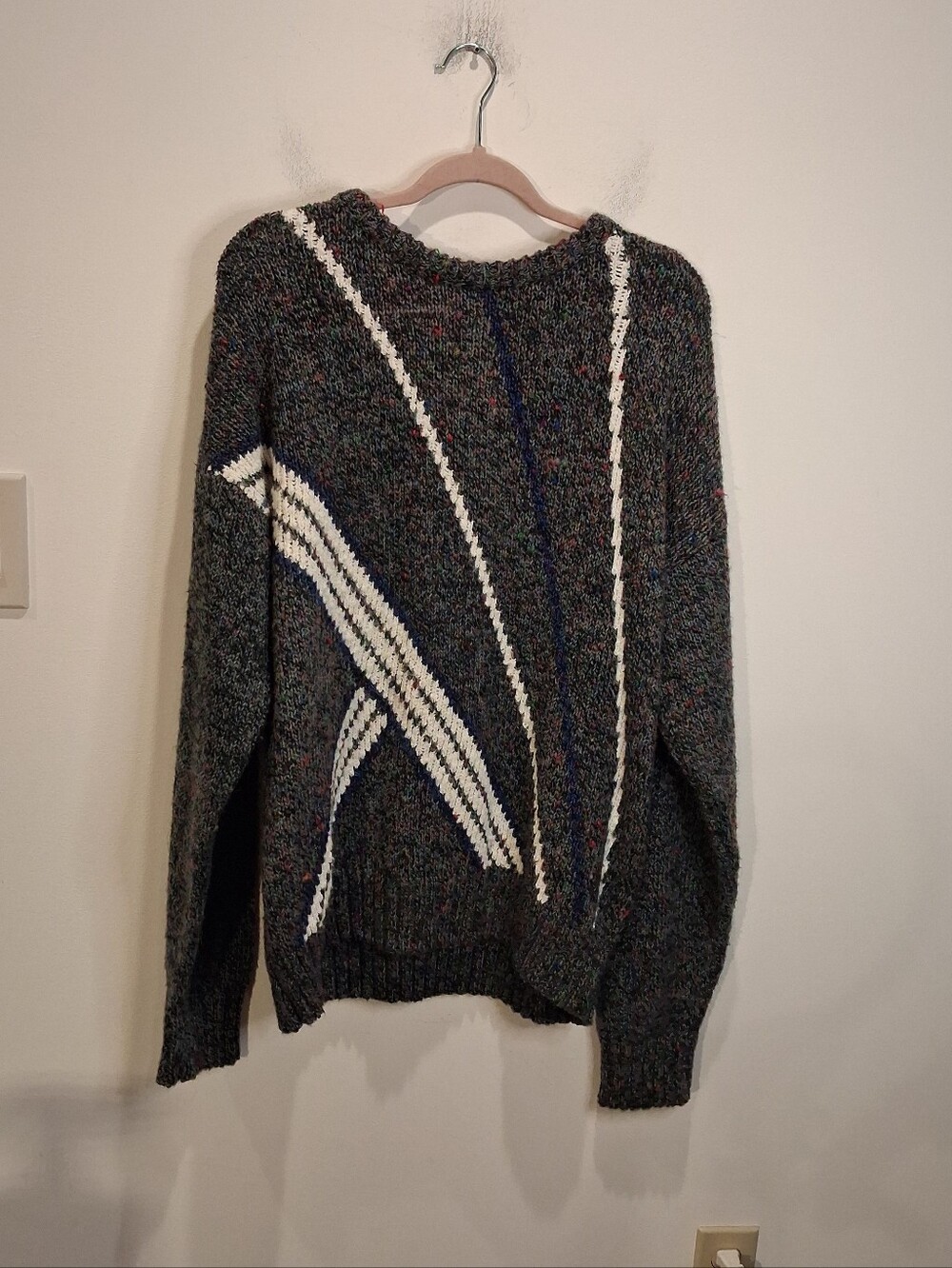 Vintage M'des Mens Size XL Grandpa Sweater Wool Blend